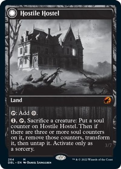 Hostile Hostel card art