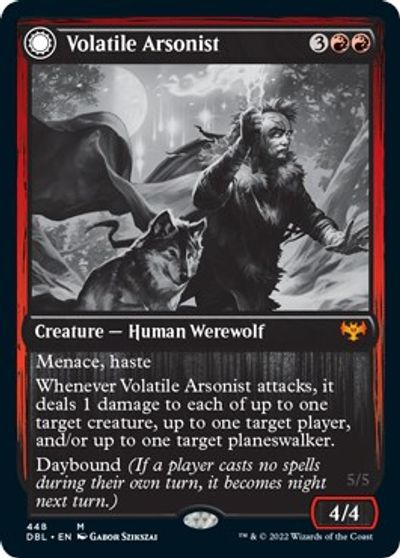 Volatile Arsonist card art