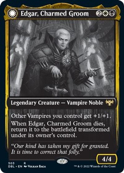 Edgar, Charmed Groom card art