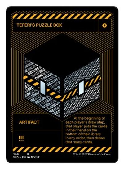 Teferi's Puzzle Box (Silver Laminate) card art