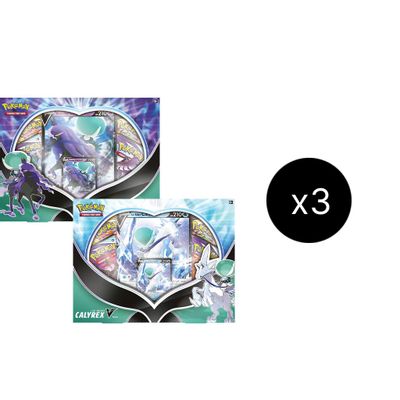 Ice Rider/ Shadow Rider Calyrex V Box Case card art