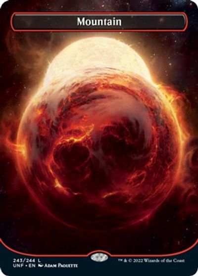 Mountain (243) (Borderless) card art