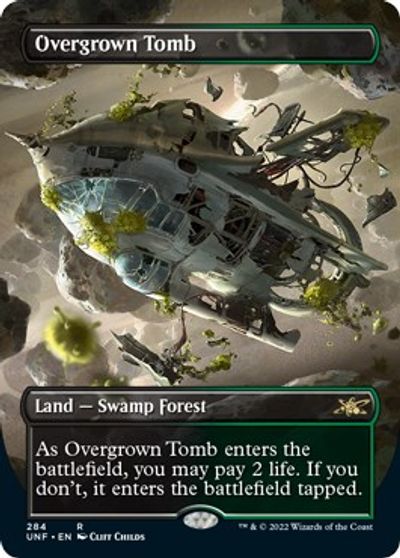 Overgrown Tomb (Borderless) card art