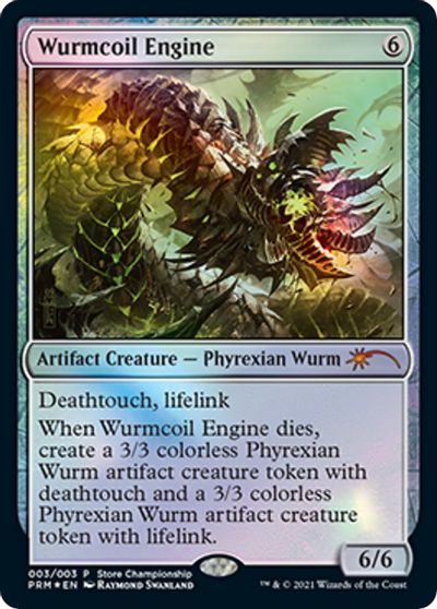Wurmcoil Engine card art