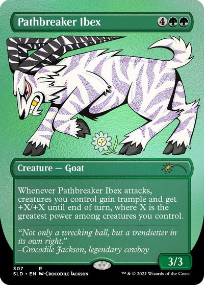 Pathbreaker Ibex (Foil Etched) card art