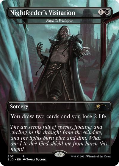 Nightfeeder's Visitation - Night's Whisper card art