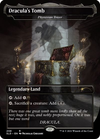 Dracula's Tomb - Phyrexian Tower card art