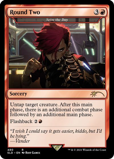 Round Two - Seize the Day card art