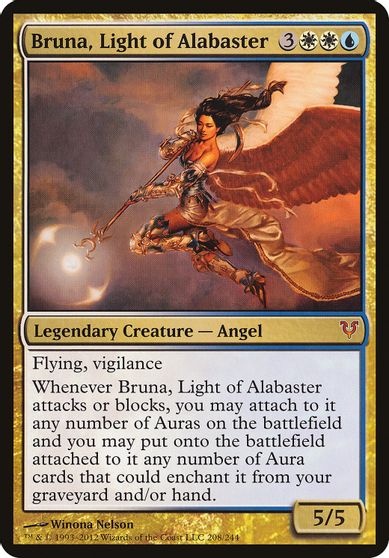 Bruna, Light of Alabaster (Open the Helvault) card art