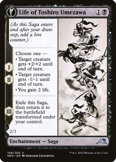 Life of Toshiro Umezawa card art