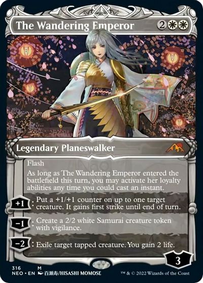 The Wandering Emperor (Showcase) card art