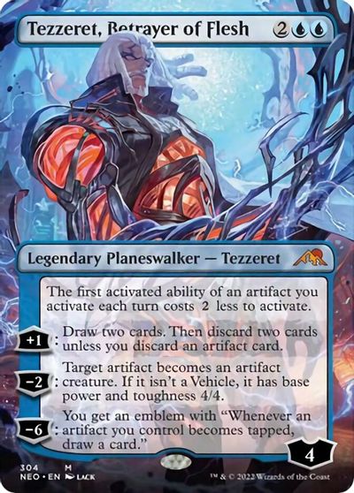 Tezzeret, Betrayer of Flesh (Borderless) card art