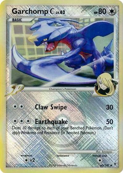 Garchomp C - 60/147 (League Promo) card art