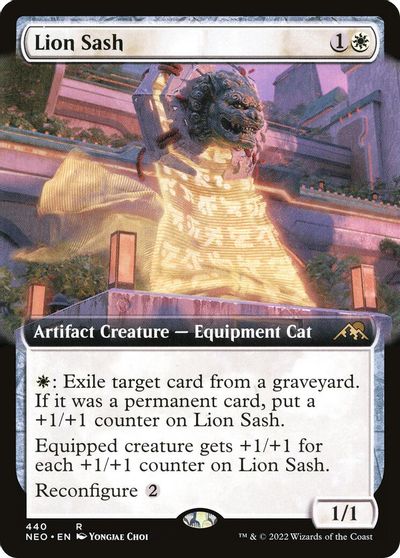 Lion Sash (Extended Art) card art