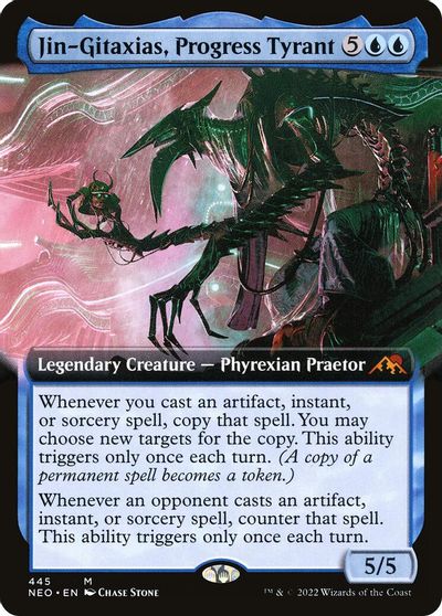 Jin-Gitaxias, Progress Tyrant (Extended Art) card art