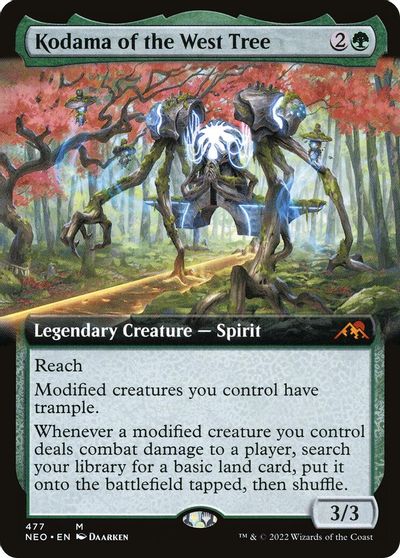 Kodama of the West Tree (Extended Art) card art