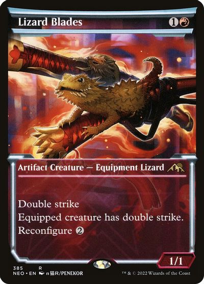 Lizard Blades (Showcase) card art