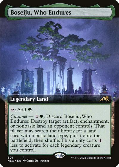 Boseiju, Who Endures (Extended Art) card art
