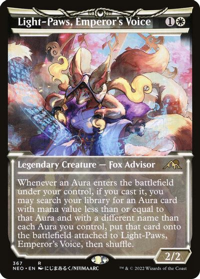 Light-Paws, Emperor's Voice (Showcase) card art