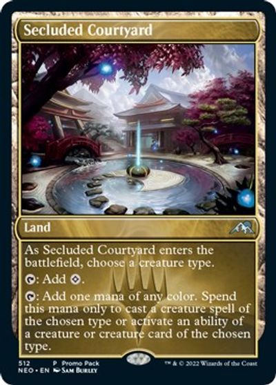 Secluded Courtyard card art