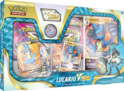 Lucario VSTAR Premium Collection card art