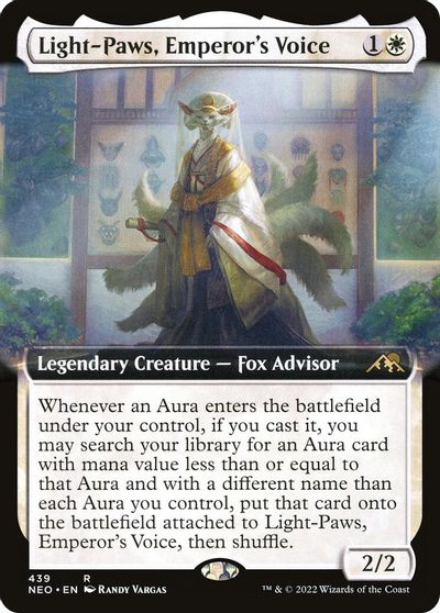 Light-Paws, Emperor's Voice (Extended Art) card art