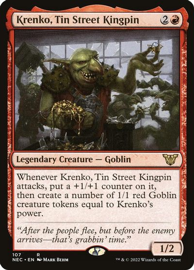 Krenko, Tin Street Kingpin card art