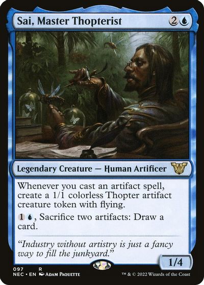 Sai, Master Thopterist card art