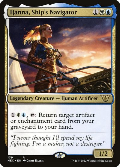 Hanna, Ship's Navigator card art