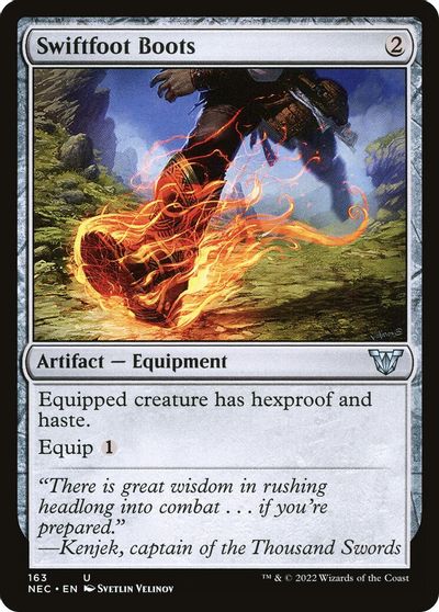 Swiftfoot Boots card art