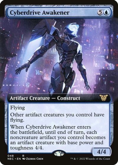 Cyberdrive Awakener (Extended Art) card art