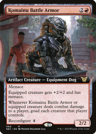 Komainu Battle Armor (Extended Art) card art