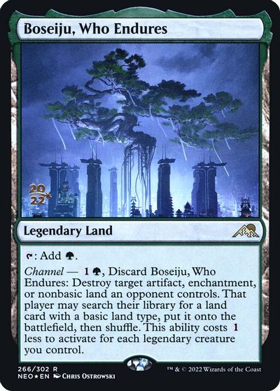 Boseiju, Who Endures card art