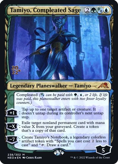 Tamiyo, Compleated Sage card art