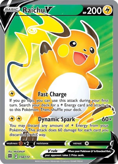 Raichu V (Full Art) card art