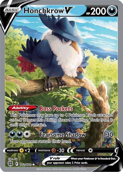 Honchkrow V (Alternate Full Art) card art
