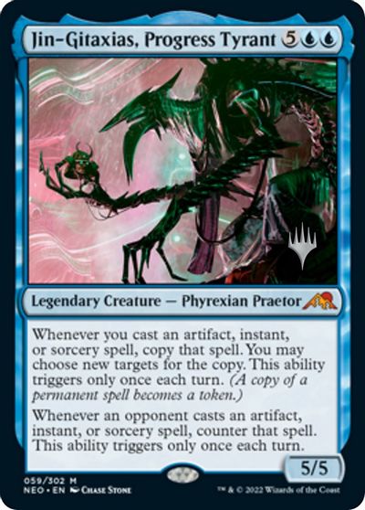 Jin-Gitaxias, Progress Tyrant card art