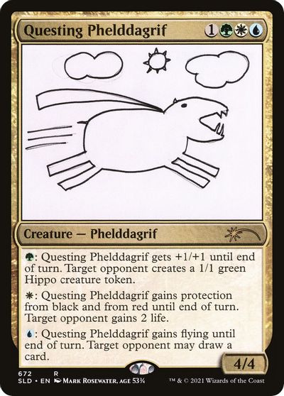 Questing Phelddagrif (672) card art
