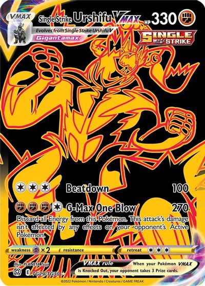 Single Strike Urshifu VMAX (Secret) card art