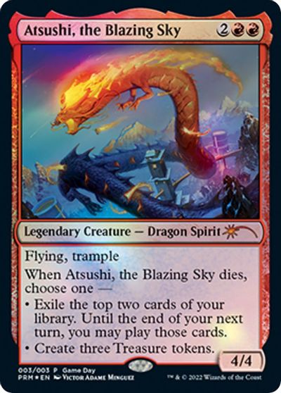 Atsushi, the Blazing Sky card art