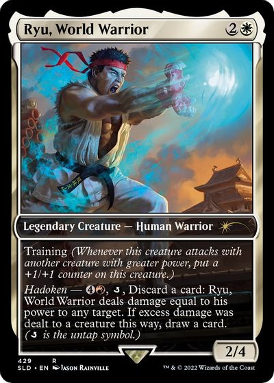 Ryu, World Warrior card art