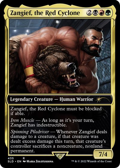 Zangief, the Red Cyclone card art
