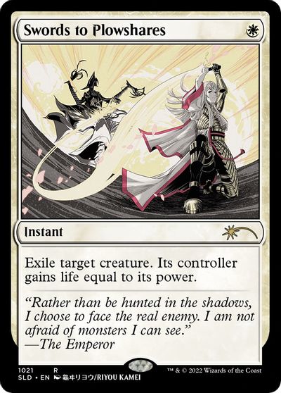 Swords to Plowshares (1021) card art
