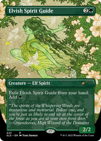 Elvish Spirit Guide (Borderless) card art
