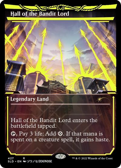 Hall of the Bandit Lord (Neon Yellow) card art