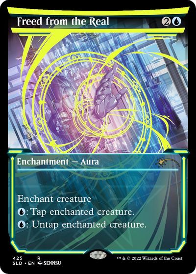 Freed from the Real (Neon Yellow) card art