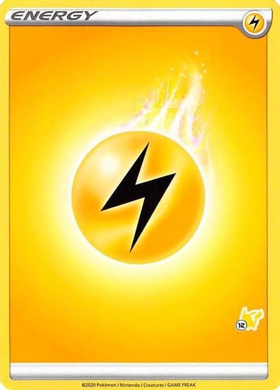 Lightning Energy (#12 Pikachu Stamped) card art