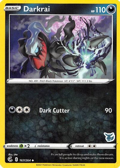 Darkrai - 167/264 (Eevee Stamped) card art