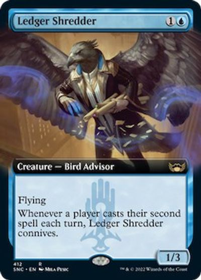 Ledger Shredder (Extended Art) card art