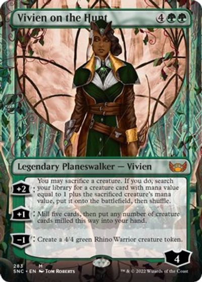 Vivien on the Hunt (Borderless) card art